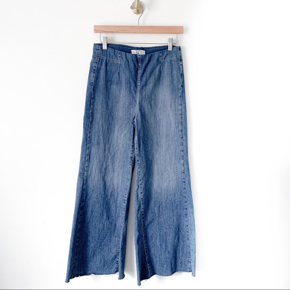 slim pull on flare jeans